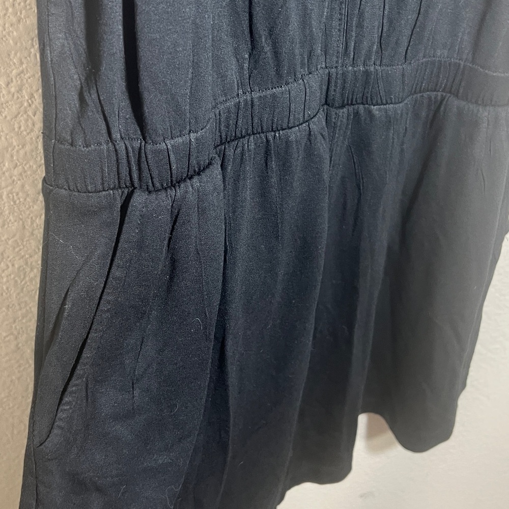 Splendid women’s Supersoft mini dress size L black summer lightweight - Picture 4 of 9